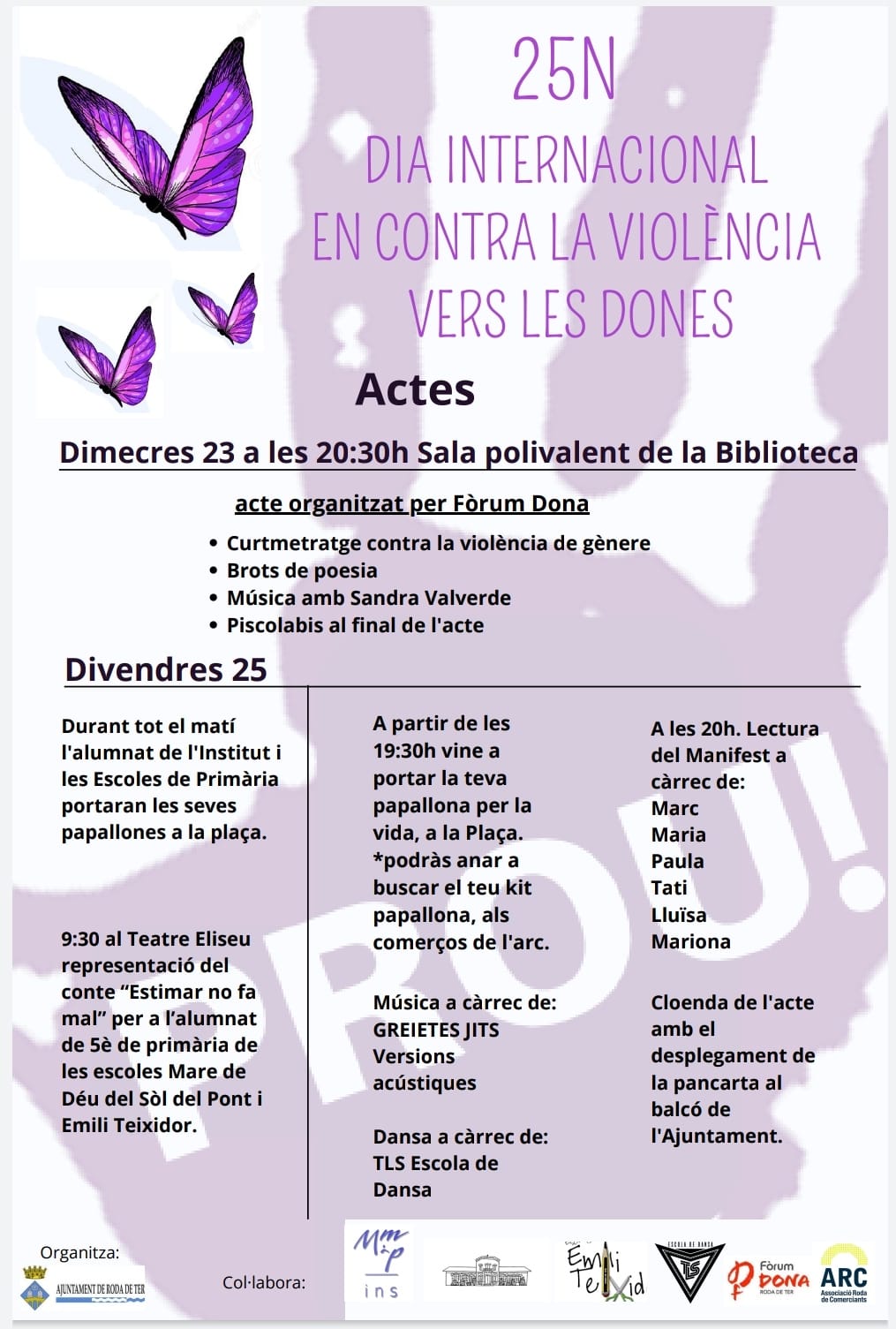 25N - Dia internacional en contra la violència vers les dones
