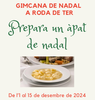 Participa a la gimcana: Prepara un àpat de Nadal