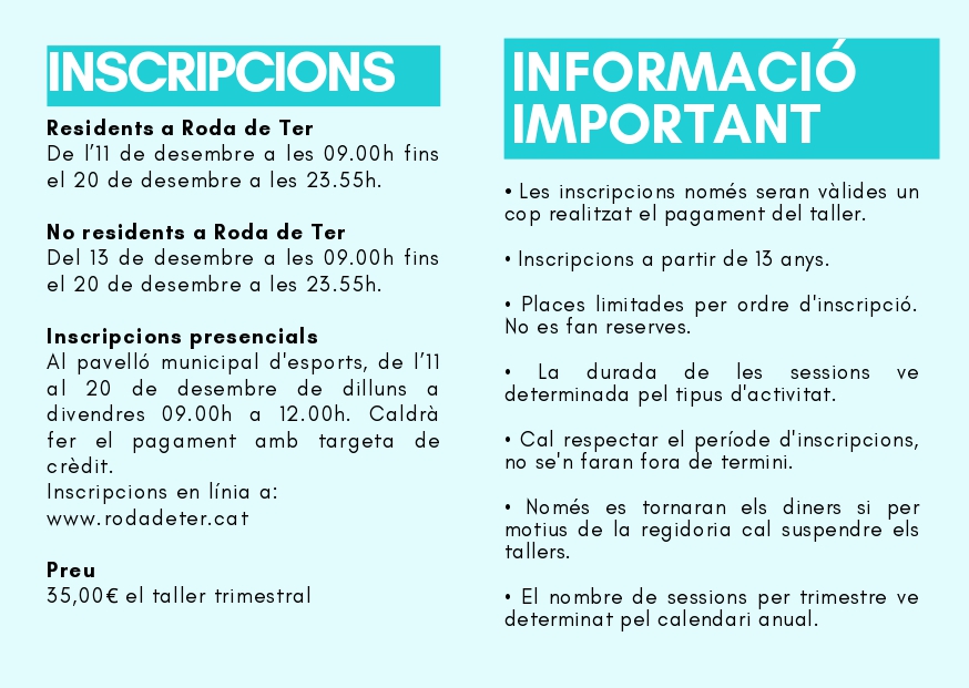 Programa d'activitat física i salut - Hivern 2025