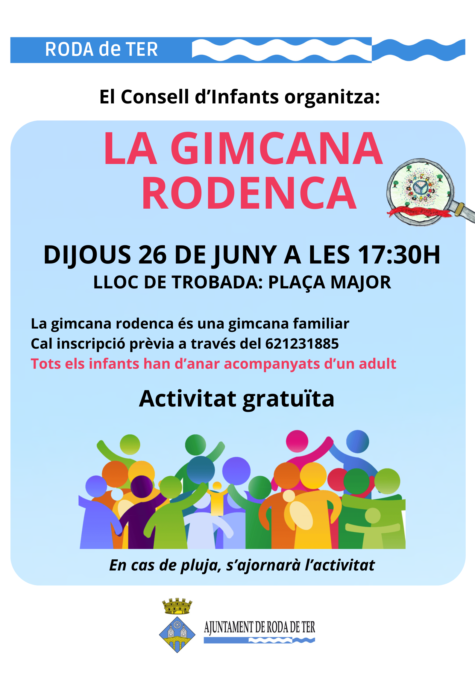 El Consell d'Infants organitza la Gimcana Rodenca, una activitat familiar i gratuïta