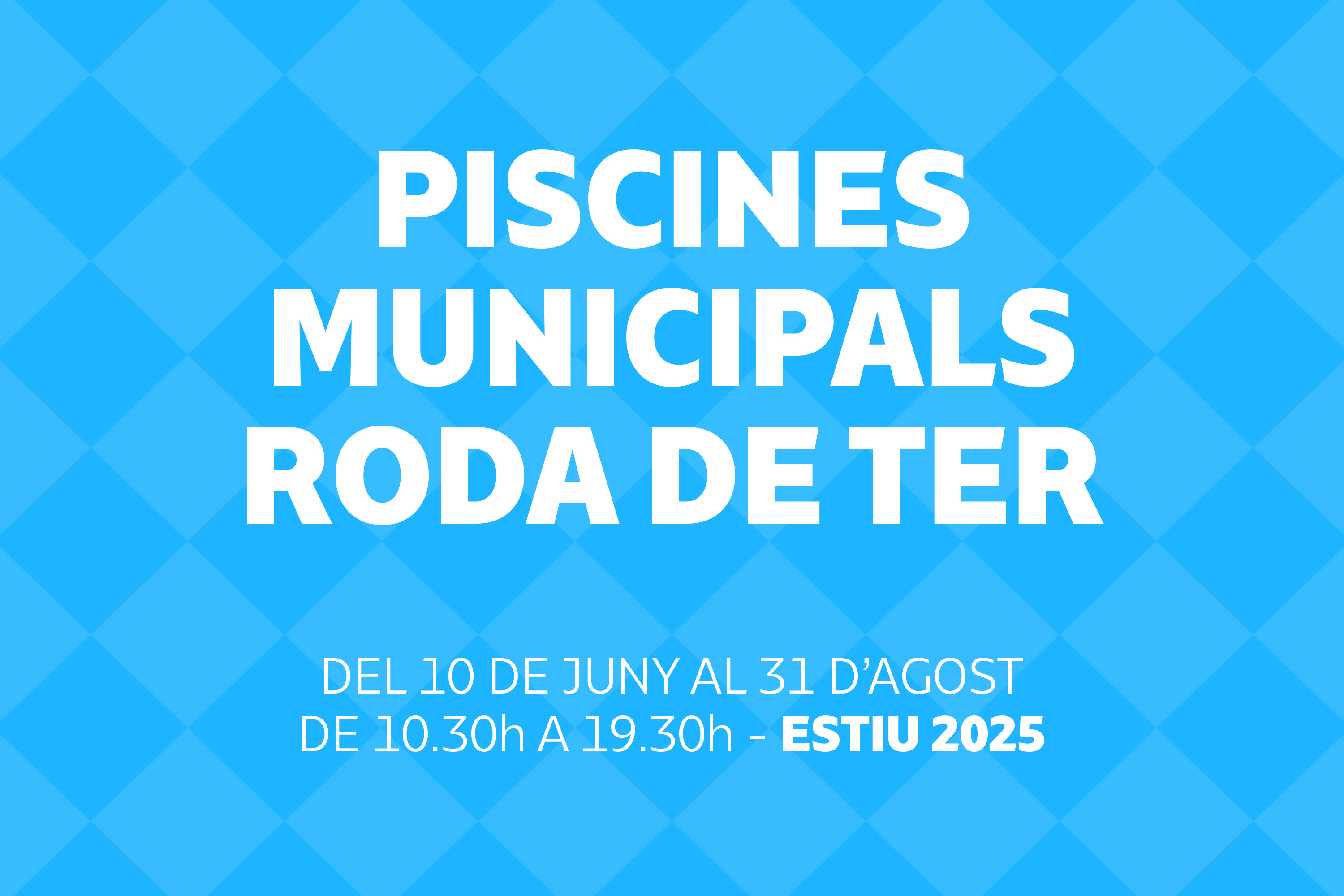 Piscines de Roda de Ter - Estiu 2025