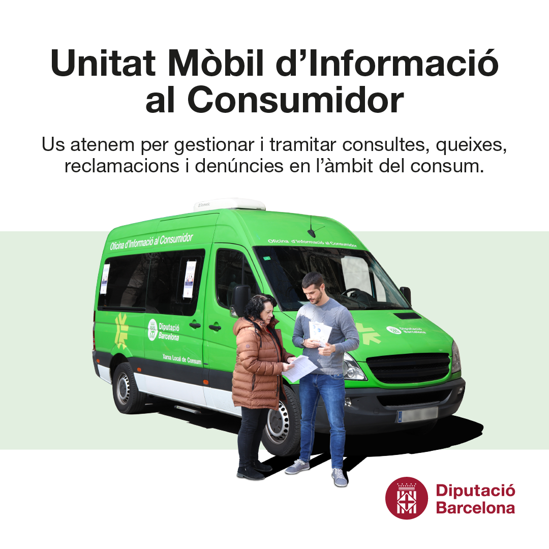 La Unitat Mòbil d'Informació al Consumidor torna el 25 de juliol a Roda de Ter