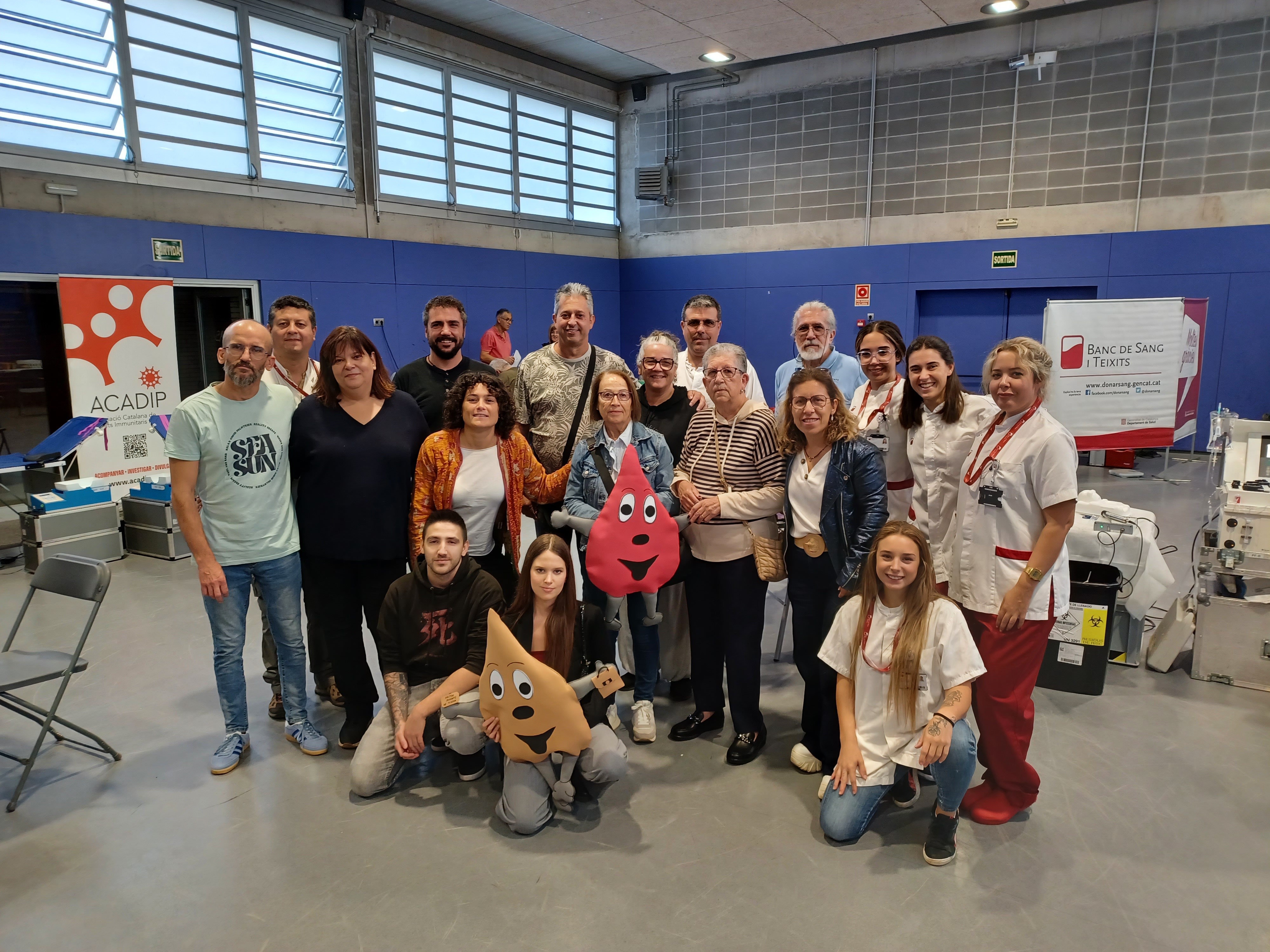 Roda de Ter, un poble solidari: èxit de la caminada NegraNit i de la jornada de donació de sang i plasma