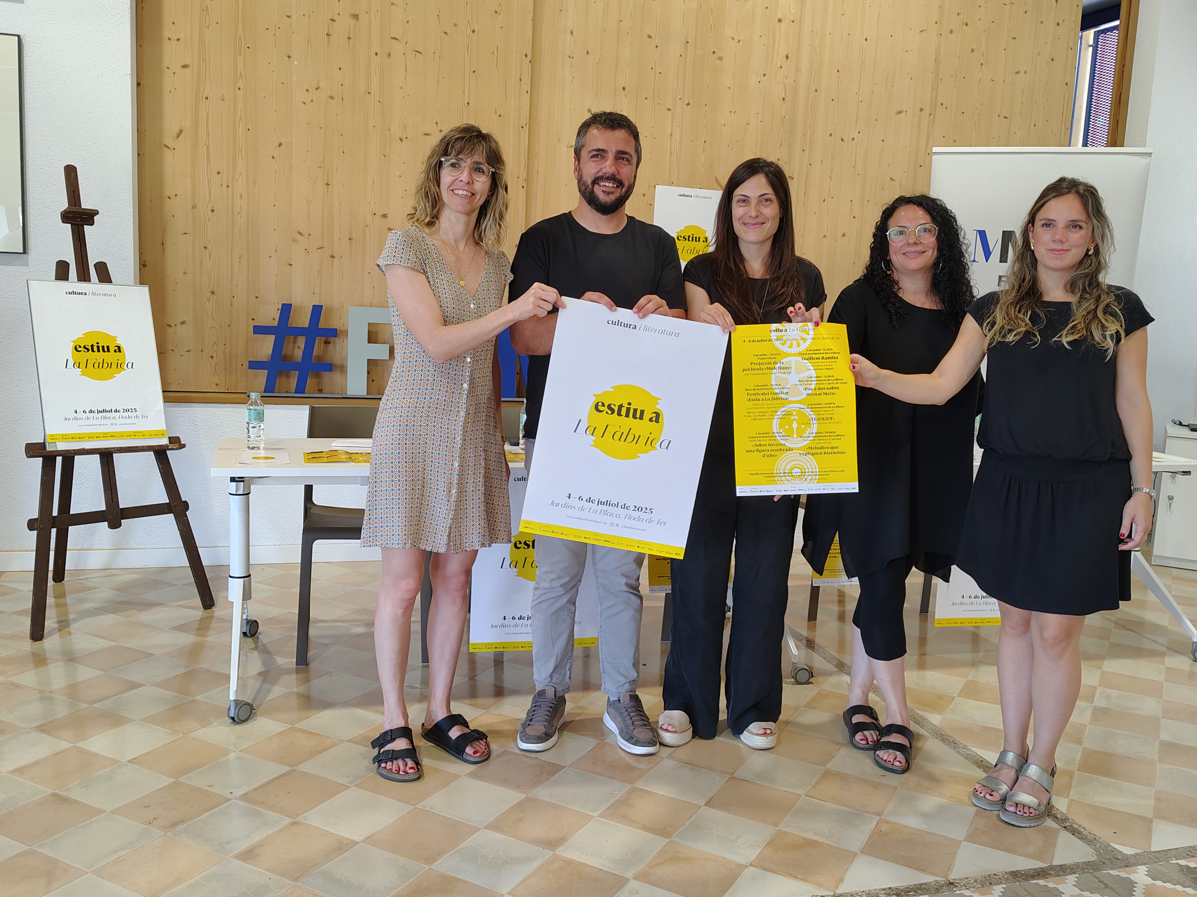 Roda de Ter acollirà la 5a edició del festival «Estiu a La fàbrica. Cultura i literatura» els dies 4, 5 i 6 de juliol