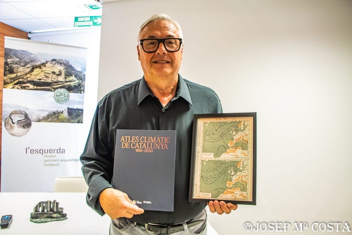 Homenatge a Joan Fradera pels seus 30 anys de dedicaci&oacute; a l'observaci&oacute; meteorol&ograve;gica