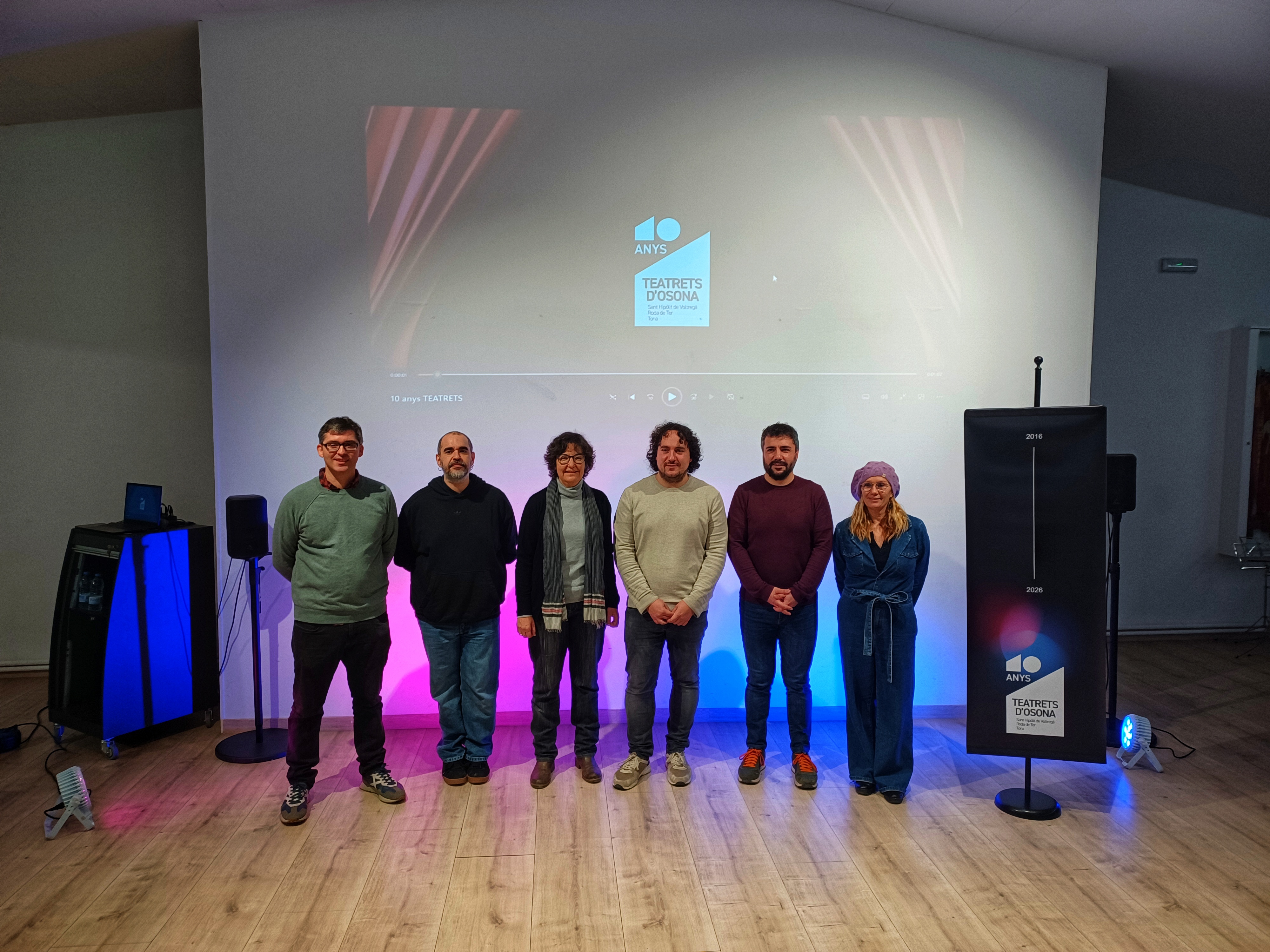 Roda de premsa de presenatci&oacute; dels 10 anys de Teatrets d'Osona