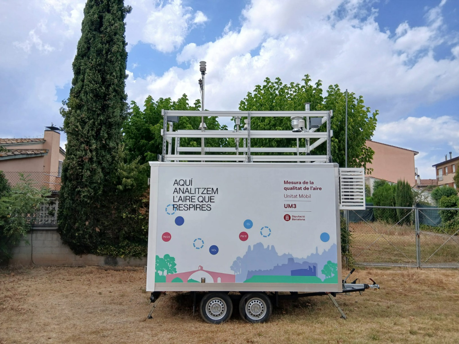 Una unitat mòbil de la Diputació de Barcelona analitzarà la qualitat de l'aire del municipi