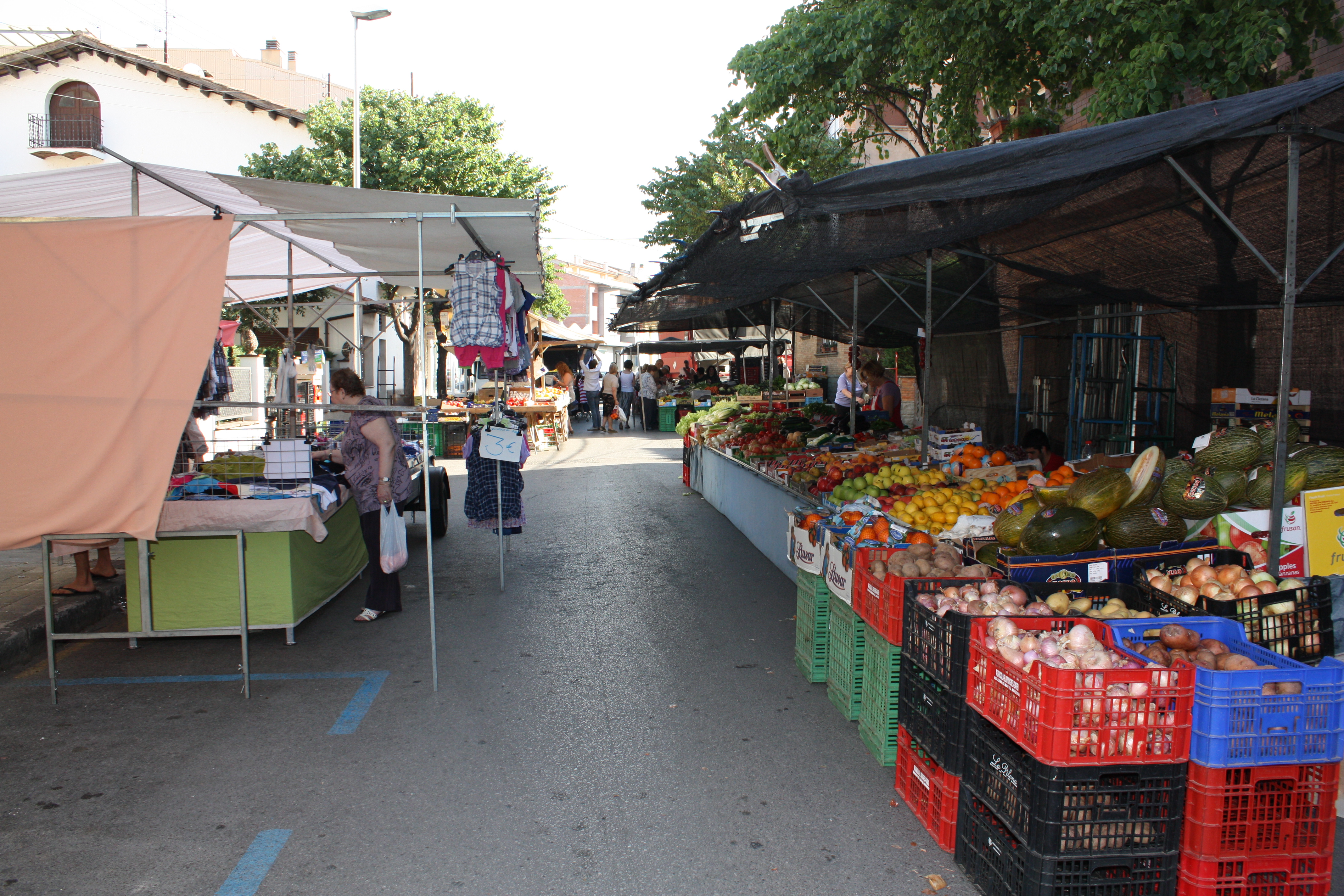 Vols ser paradista al mercat setmanal de Roda de Ter? 