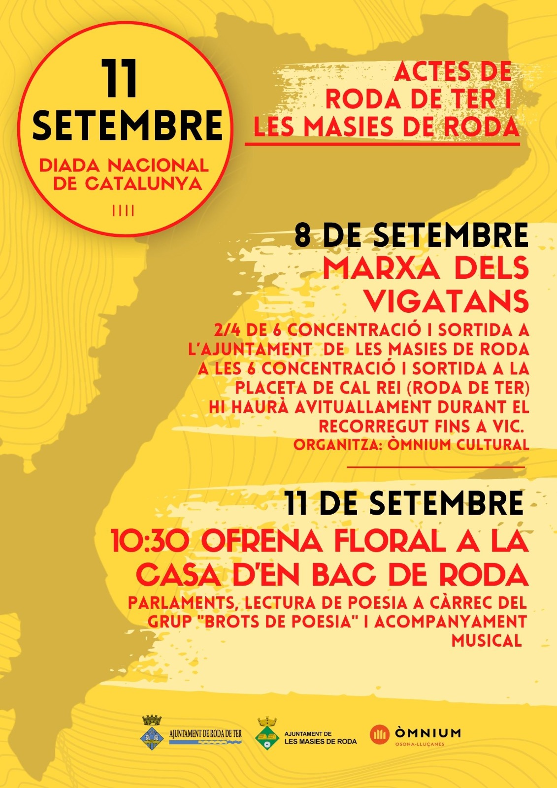 Actes de l'11 de Setembre, Diada Nacional de Catalunya 