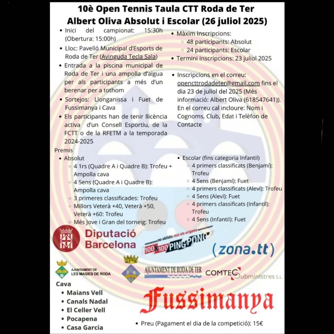 10è Open Tennis Taula 