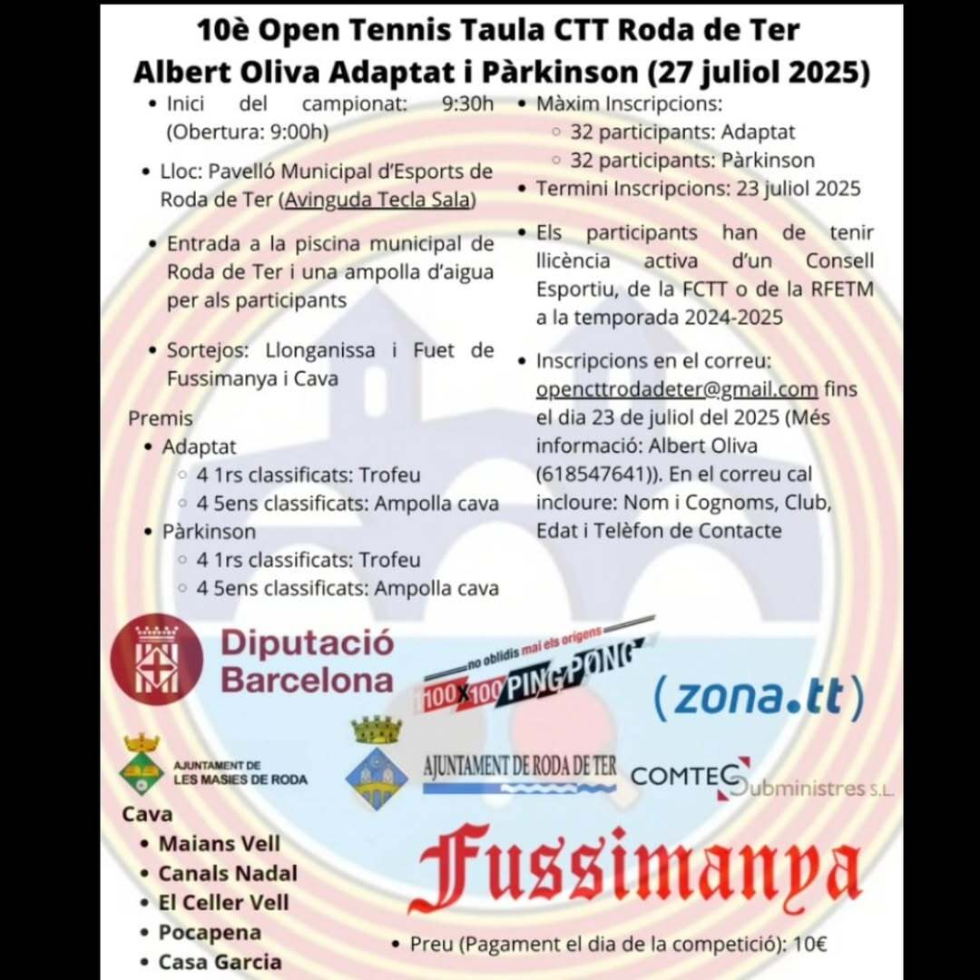 10è Open Tennis Taula 