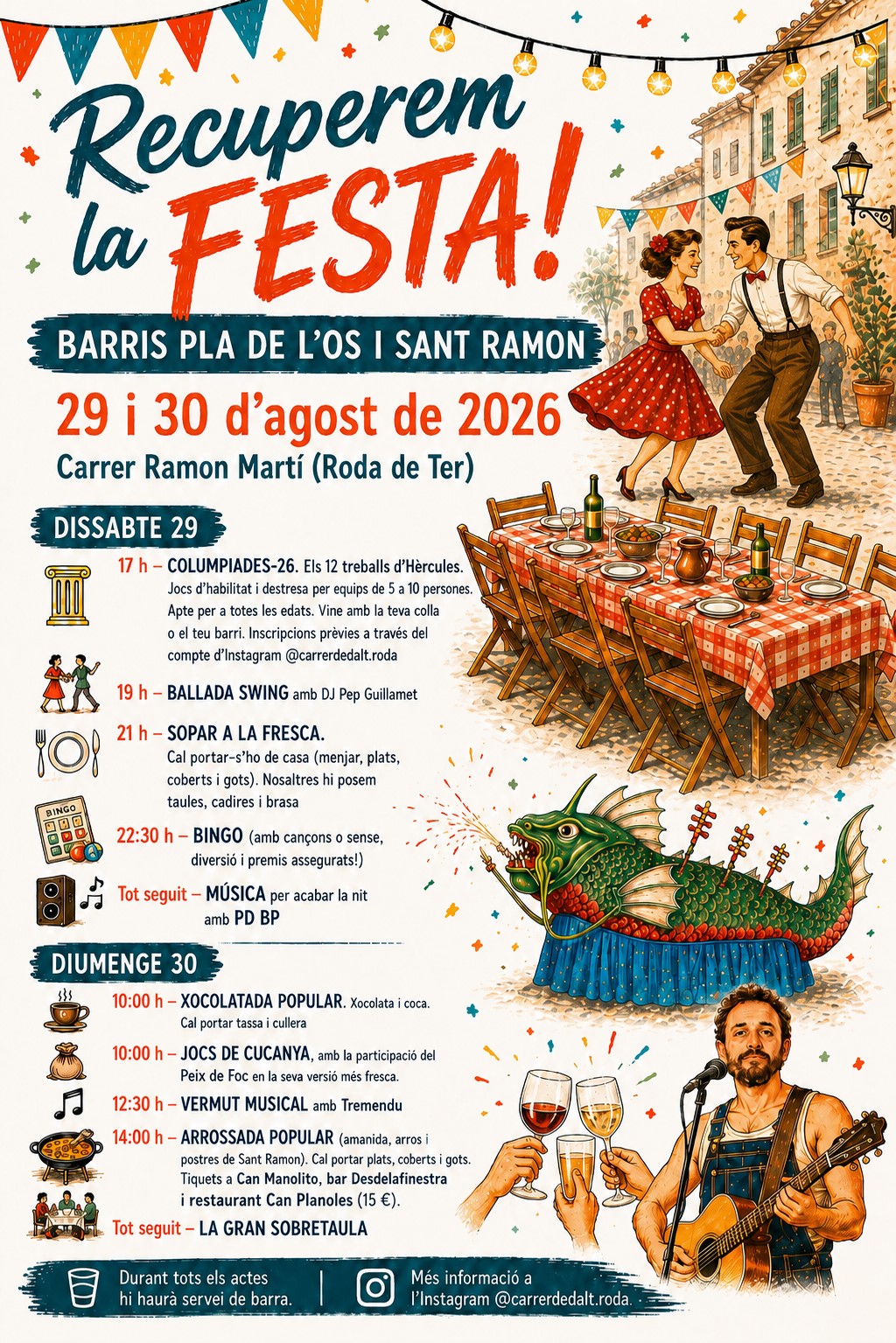 Festa barris Pla de l'Os i Sant Ramon - 2026