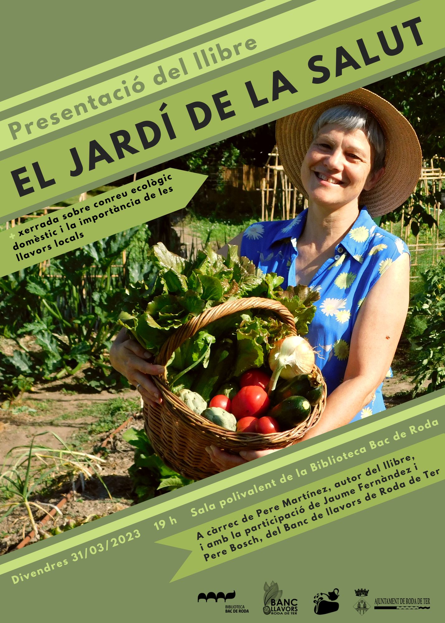 . Presentació del llibre "El jardí de la salut" i xerrada sobre conreu ecològic domèstic
