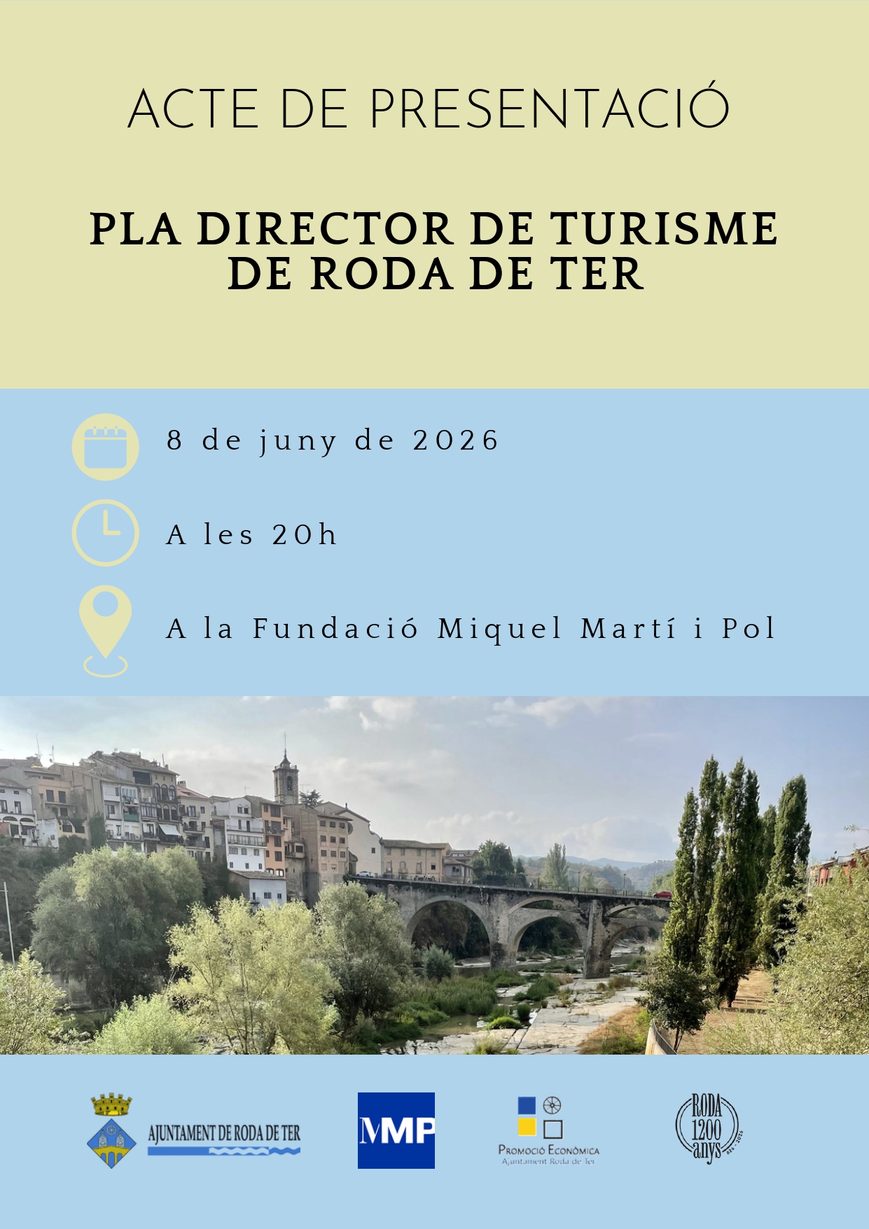 Presentaci&oacute; del Pla Director de Turisme de Roda de Ter