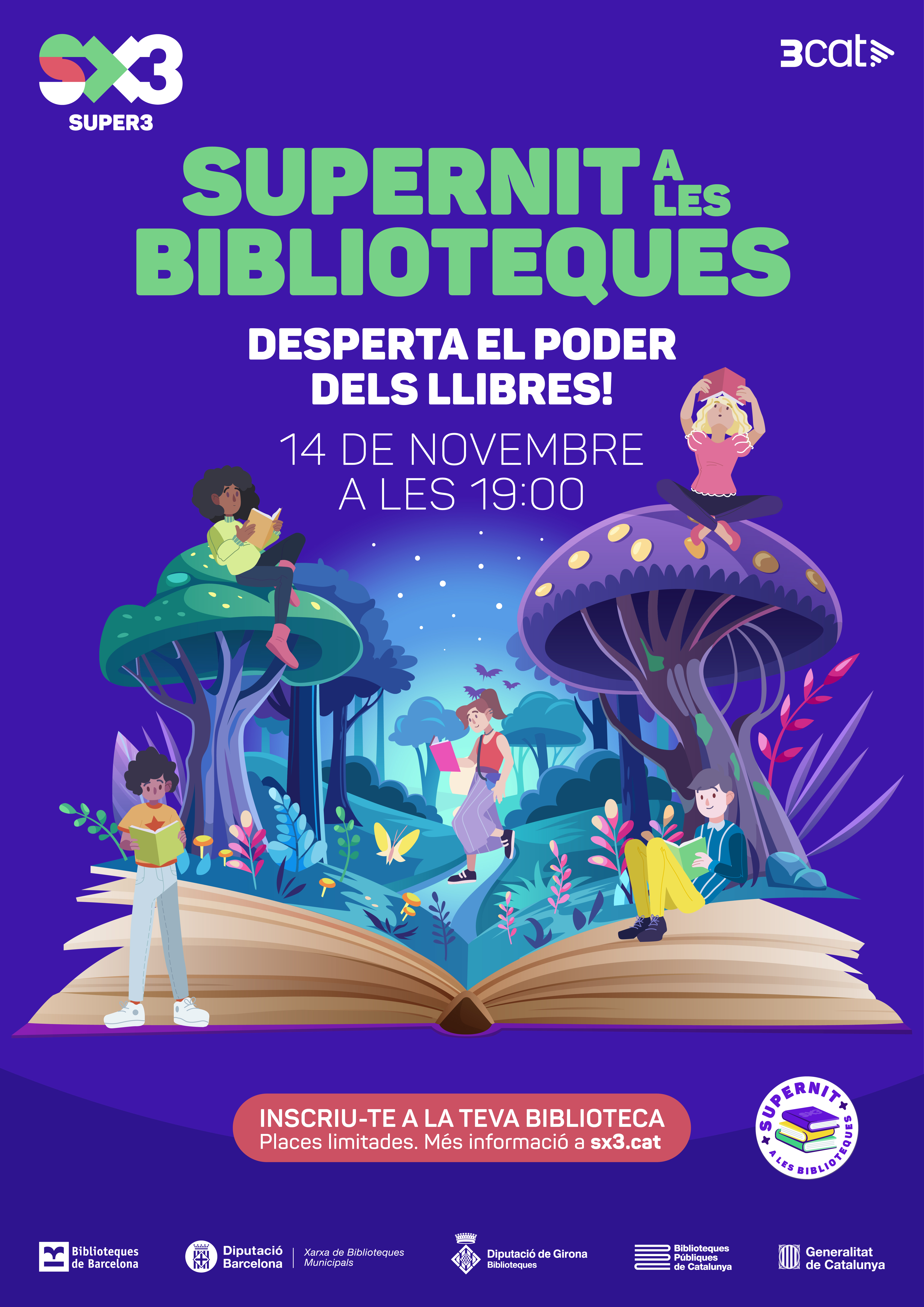 Supernit a les biblioteques