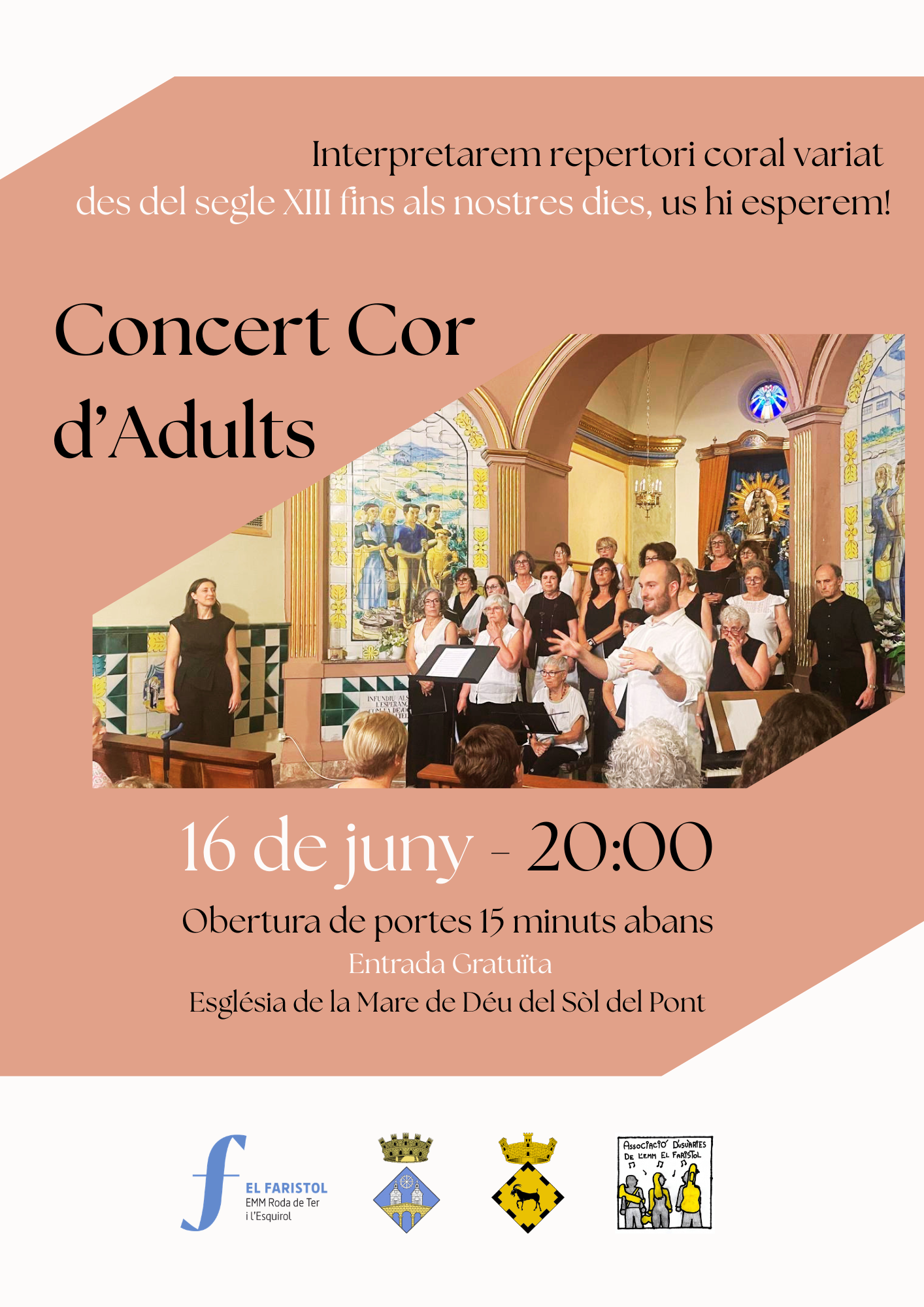 Concert Cor d'Adults de l'Escola de M&uacute;sica El Faristol