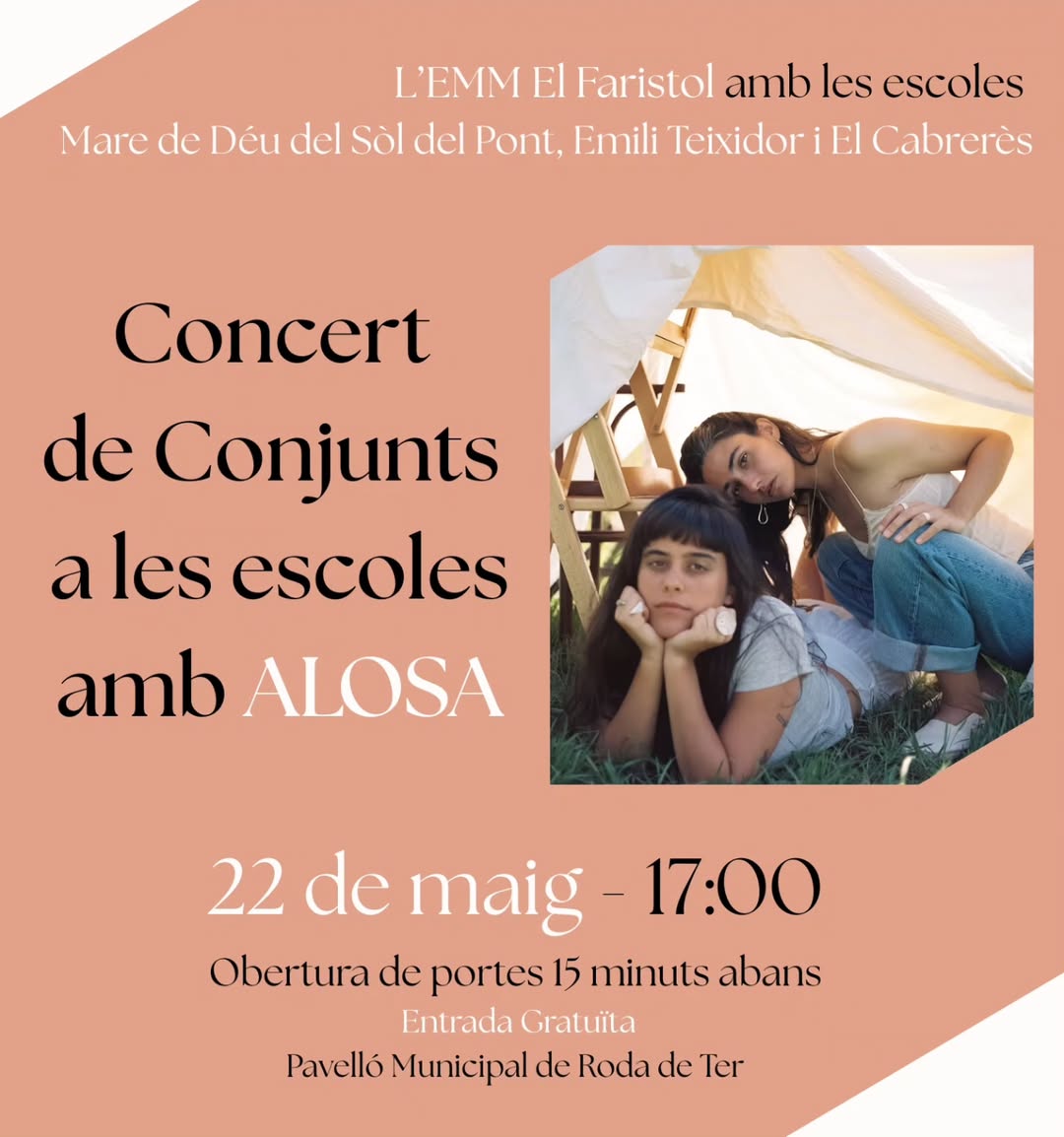 Concert de conjunts a les escoles amb Alosa