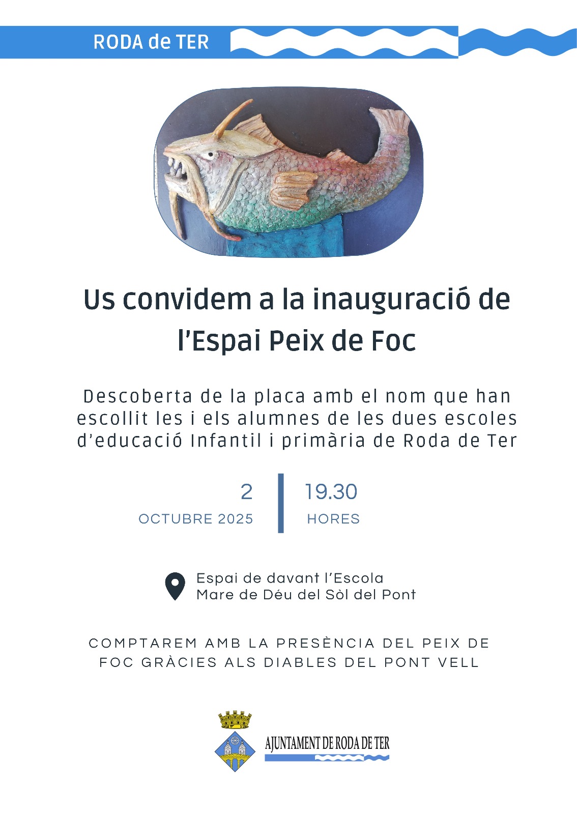 Inauguració de l'Espai Peix de Foc