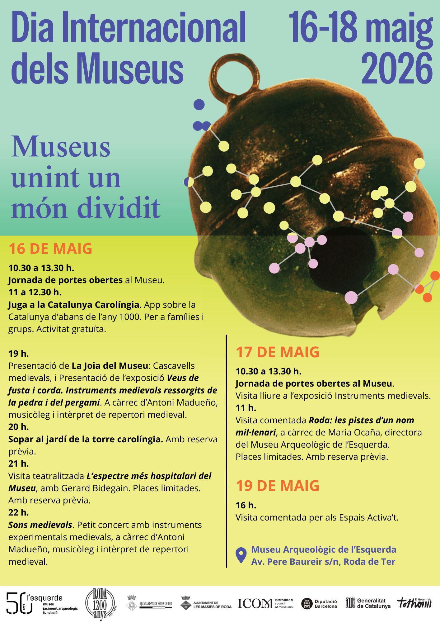 Dia Internacional dels Museus 2026 - Museu Arqueol&ograve;gic de l'Esquerda