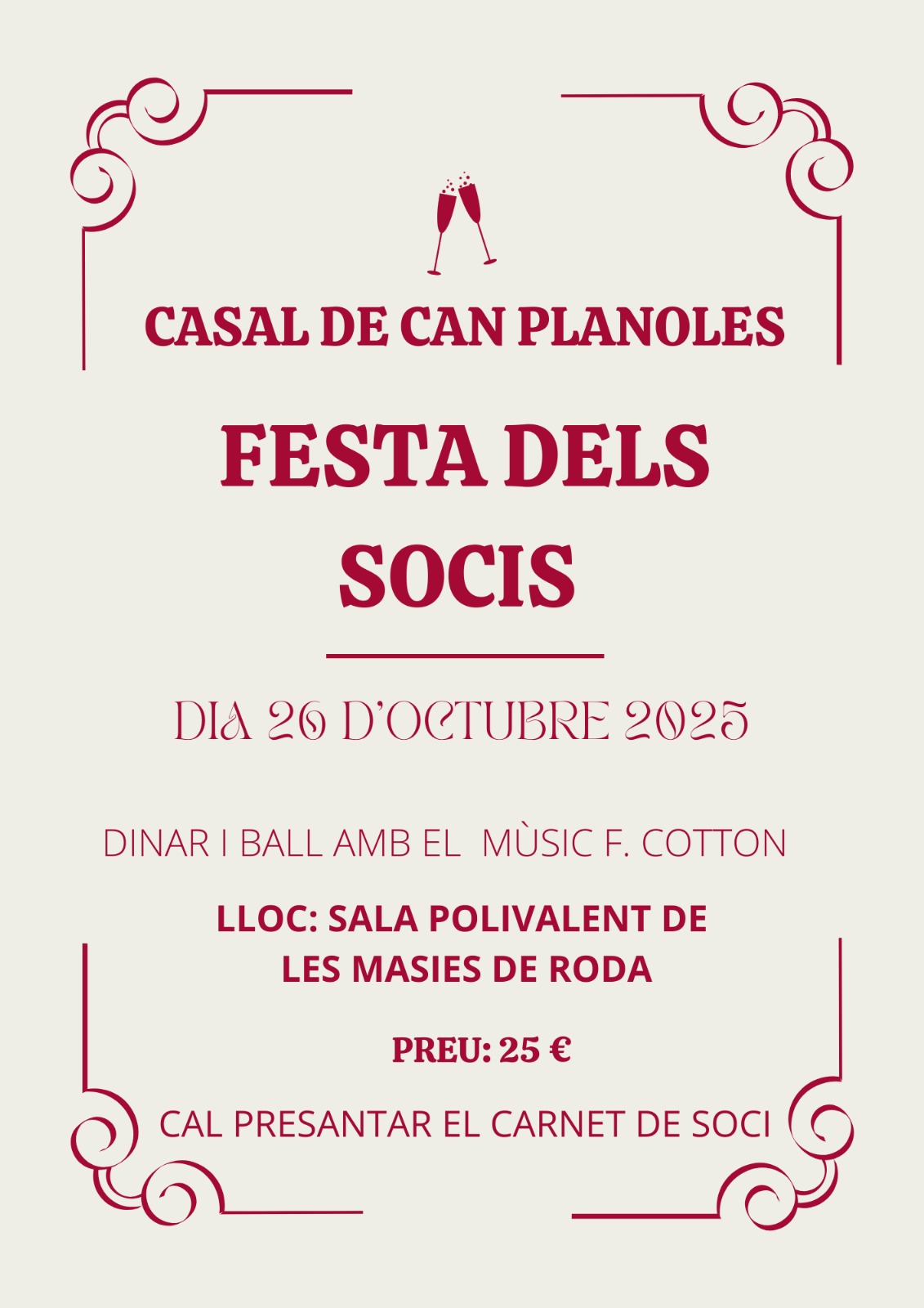 Festa dels socis del Casal de Can Planoles Festa dels socis del Casal de Can Planoles