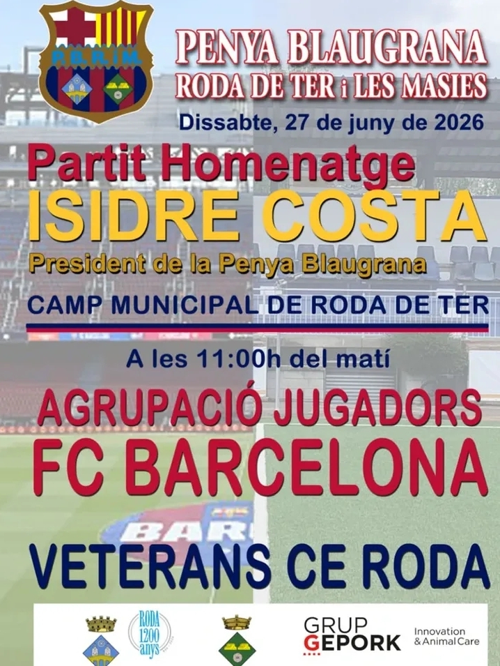 37&egrave; aniversari de la Penya Blaugrana de Roda de Ter i Les Masies de Roda