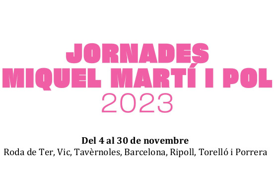 Jornades Miquel Martí i Pol 2023