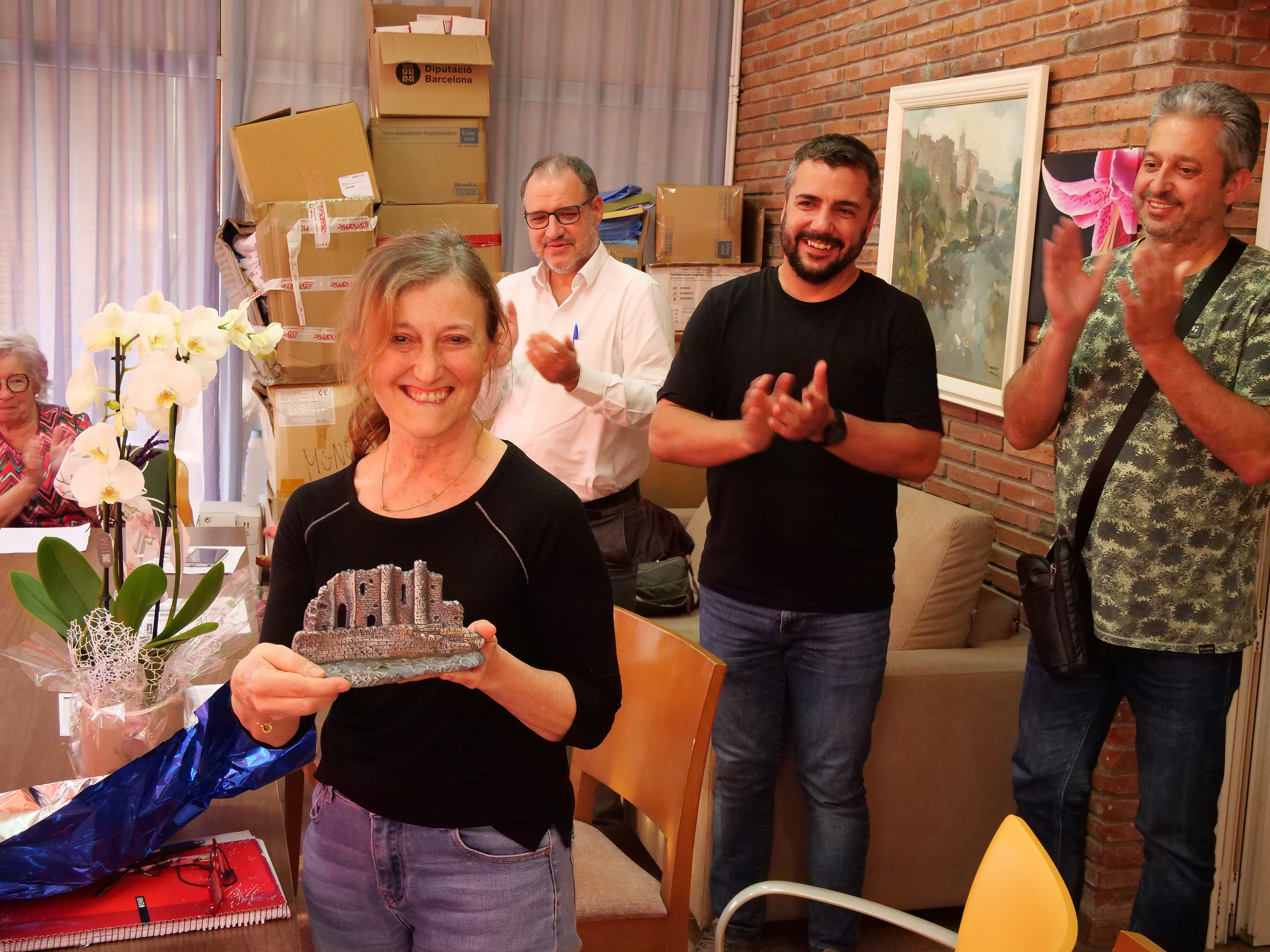  El Patronat de la Fundació Can Planoles acomiada Agnès Cristina amb motiu de la seva jubilació
