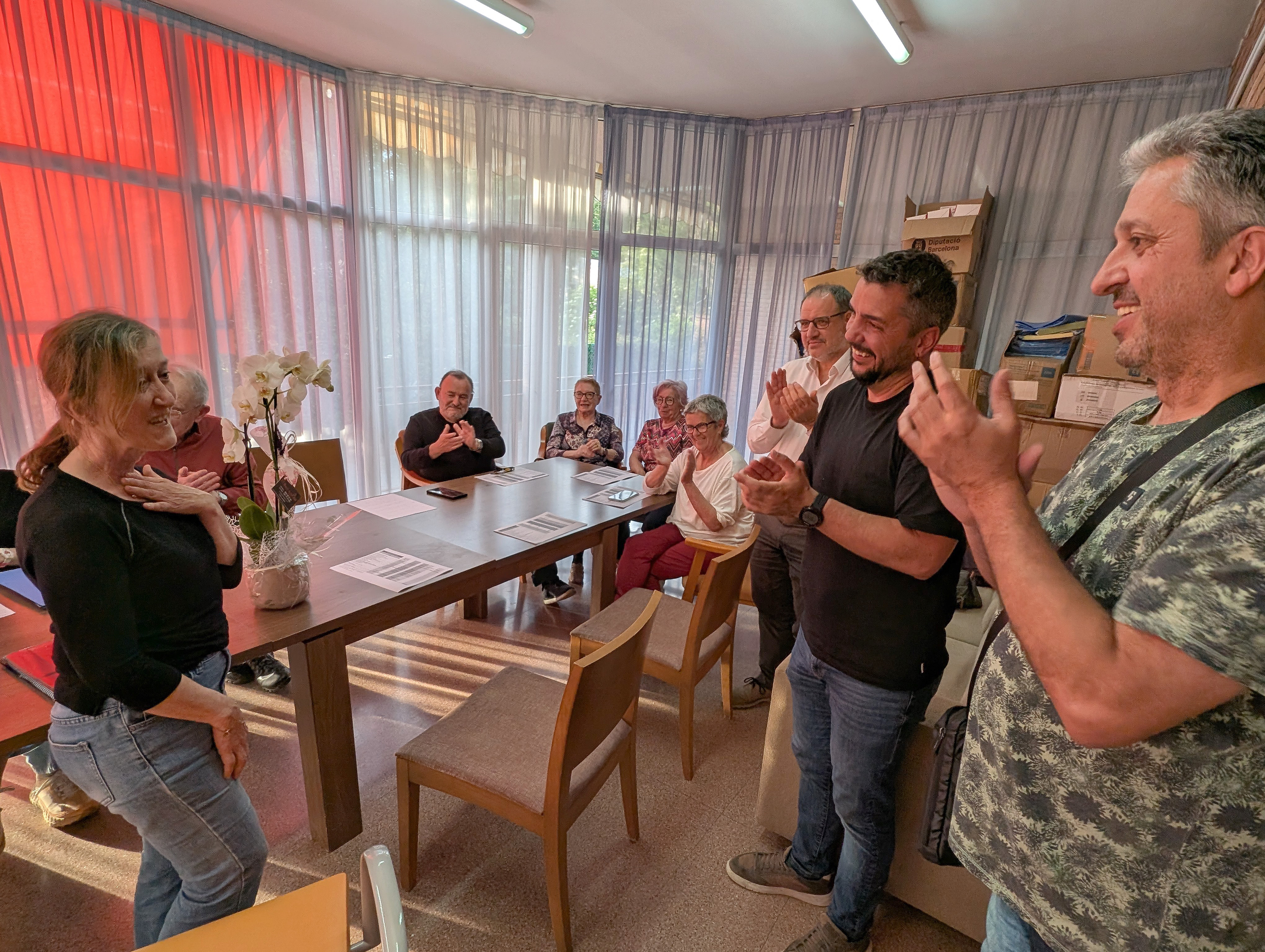  El Patronat de la Fundació Can Planoles acomiada Agnès Cristina amb motiu de la seva jubilació
