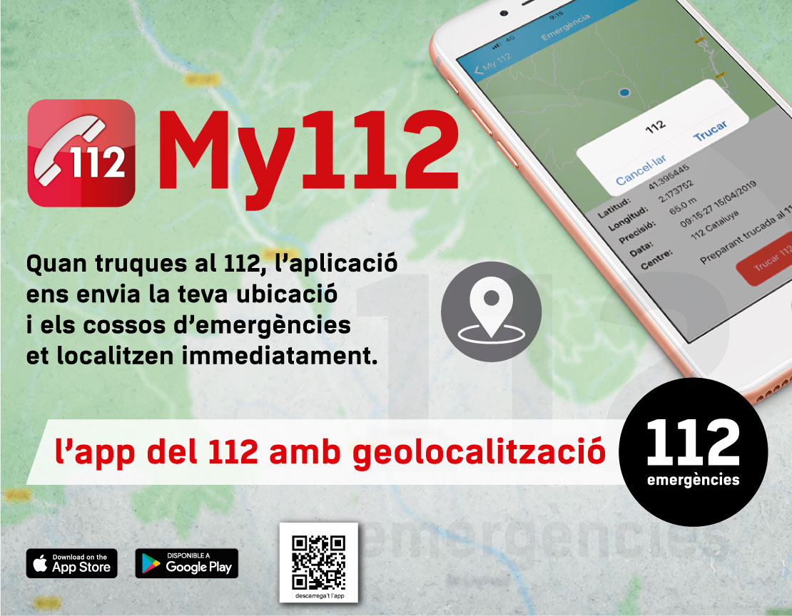 My112. L'app d'emergències del 112 amb geolocalització